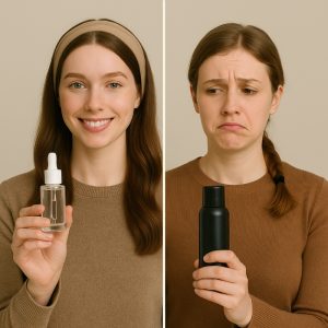 مقایسه چسب پروتز موی باکیفیت با نمونه بی‌کیفیت | ایران کارن